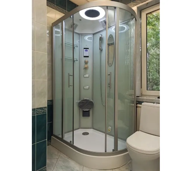 Душевая кабина Frank F610L/R 120х80,  с баней/ без бани, Ориентация: Левая, Комплектация: без бани, изображение 2