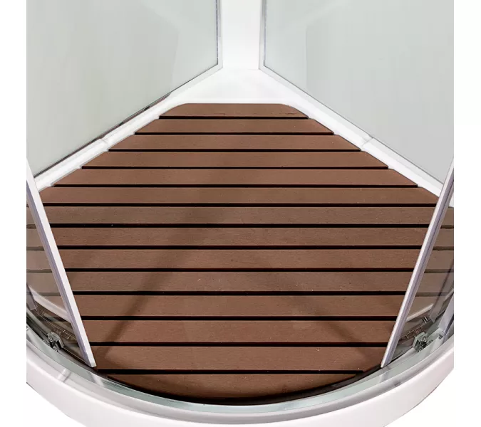 Душевая кабина AvaCan A01/A09 прозрачное/хром, низкий поддон, Цвет стекла: прозрачное, Цвет профиля: Хром, Тип поддона: Низкий, Выбрать размер: 100х100, Внешний вид: С LED освещением, Наличие крыши: есть, изображение 16