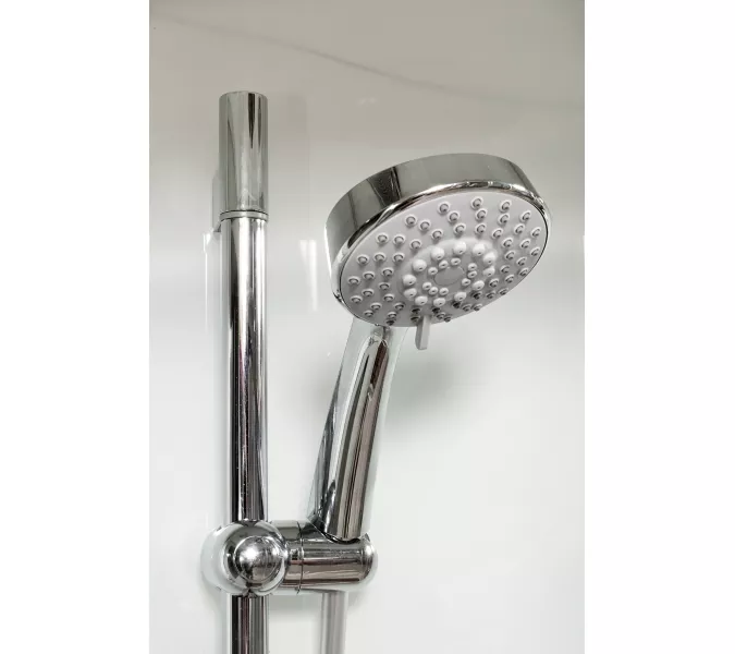 Душевая кабина AvaCan A01/A09 прозрачное/хром, низкий поддон, Цвет стекла: прозрачное, Цвет профиля: Хром, Тип поддона: Низкий, Выбрать размер: 100х100, Внешний вид: С LED освещением, Наличие крыши: есть, изображение 17