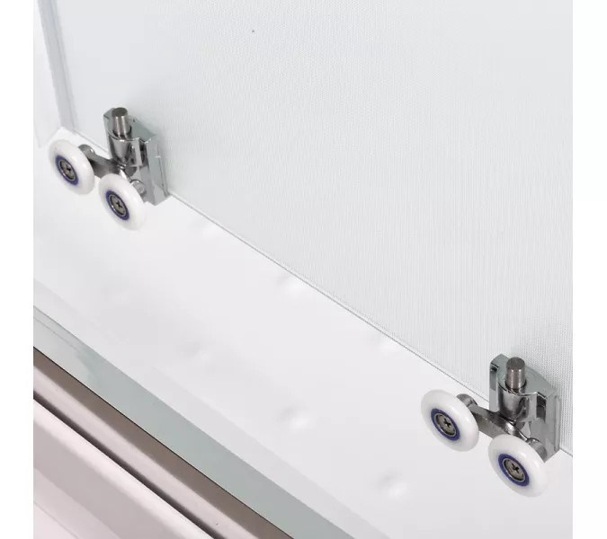 Душевая кабина AvaCan D272 L/R  матовое/хром, средний поддон, Цвет стекла: матовое, Цвет профиля: Хром, Тип поддона: Средний, Выбрать размер: 120х80, Внешний вид: без гидромассажа, Наличие крыши: есть, Ориентация: левая, изображение 15