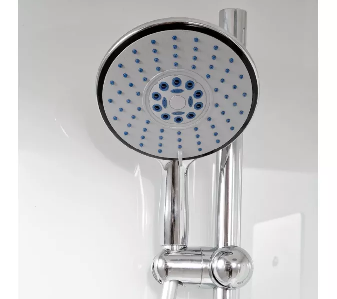 Душевая кабина AvaCan D272 L/R  матовое/хром, средний поддон, Цвет стекла: матовое, Цвет профиля: Хром, Тип поддона: Средний, Выбрать размер: 120х80, Внешний вид: без гидромассажа, Наличие крыши: есть, Ориентация: левая, изображение 14