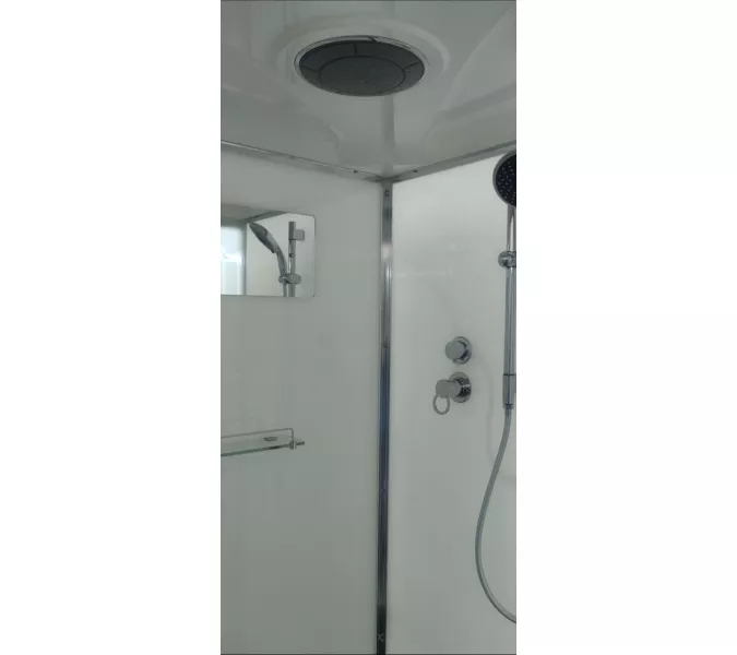 Душевая кабина AvaCan D09 матовое/хром , низкий поддон, Цвет стекла: матовое, Цвет профиля: Хром, Тип поддона: Низкий, Выбрать размер: 90х90, Внешний вид: без гидромассажа, Наличие крыши: есть, изображение 16