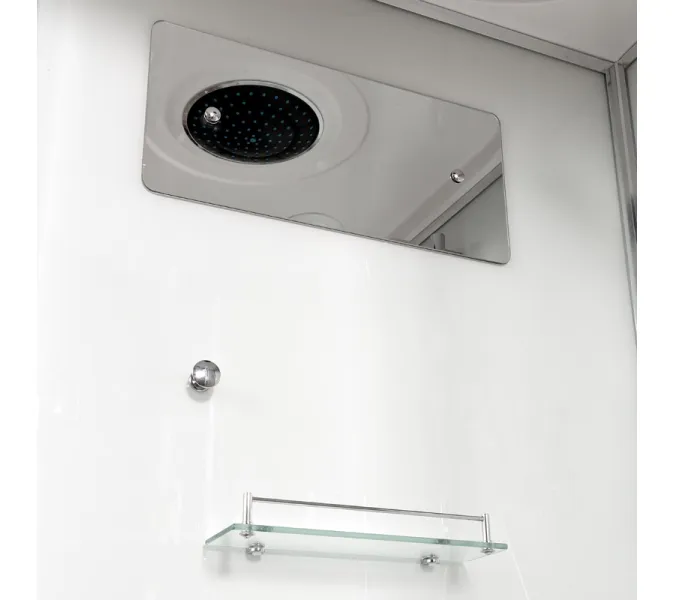 Душевая кабина AvaCan  D279S  матовое/хром , средний поддон, Цвет стекла: матовое, Цвет профиля: Хром, Тип поддона: Средний, Выбрать размер: 90х90, Внешний вид: без гидромассажа, Наличие крыши: есть, изображение 15