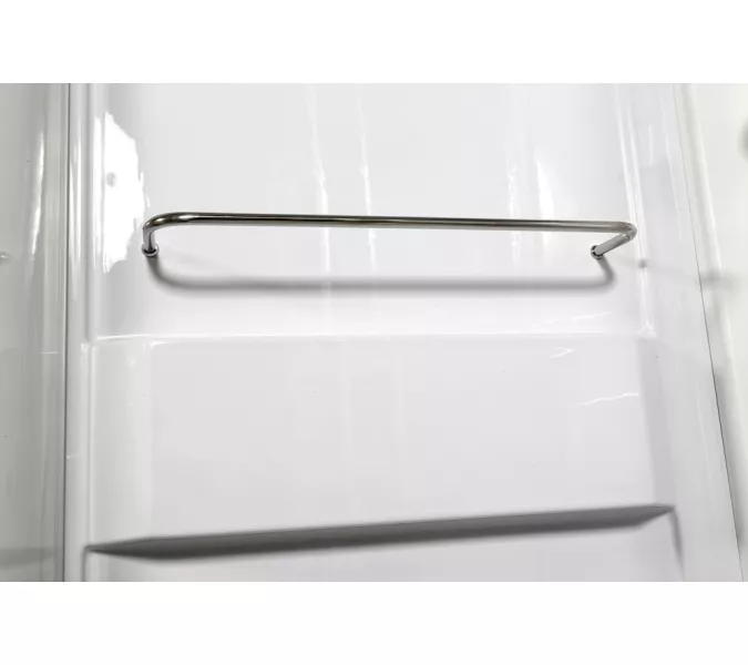 Душевая кабина AvaCan L608/609  прозрачное/хром/низкий, Цвет стекла: прозрачное, Цвет профиля: Хром, Тип поддона: Низкий, Выбрать размер: 80х80, Внешний вид: С LED освещением, Наличие крыши: есть, изображение 5