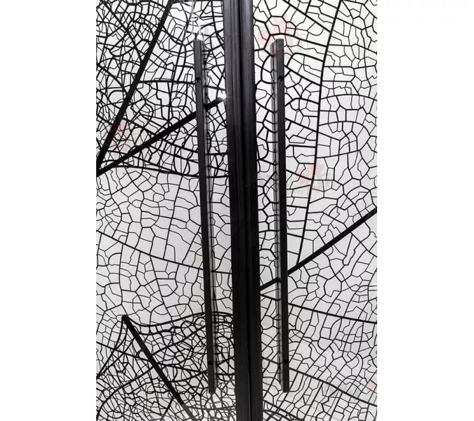 Душевой уголок AvaCan HB 80/90/100/120, Цвет стекла: с рисунком, Цвет профиля: Черный, Выбрать размер: 80х80, изображение 9