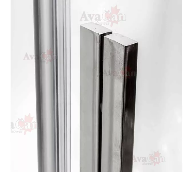 Душевой уголок AvaCan PC 90/100, Цвет стекла: прозрачное, Цвет профиля: Хром, Выбрать размер: 100х100, изображение 8