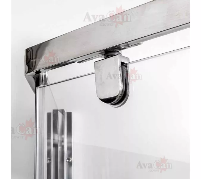 Душевой уголок AvaCan PC 90/100, Цвет стекла: прозрачное, Цвет профиля: Хром, Выбрать размер: 100х100, изображение 7