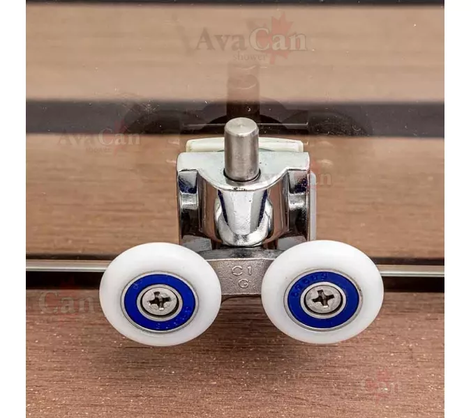 Душевой уголок AvaCan FC+SС прозрачное/хром, Цвет стекла: прозрачное, Цвет профиля: Хром, Выбрать размер: 120-140х90, изображение 7