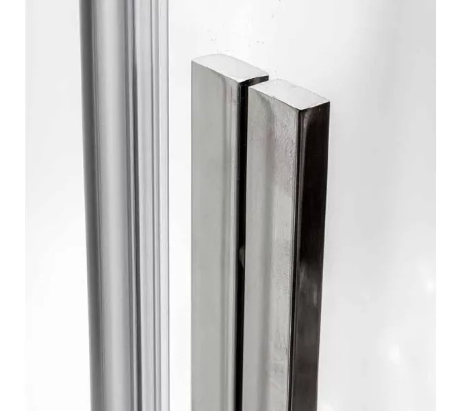 Душевой уголок AvaCan FC+SС прозрачное/хром, Цвет стекла: прозрачное, Цвет профиля: Хром, Выбрать размер: 120-140х90, изображение 9