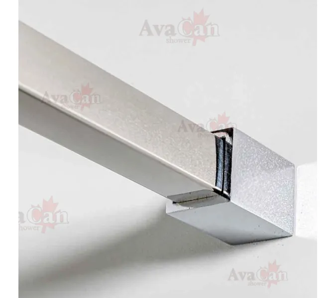 Душевая перегородка AvaCan LC 100/110/120 MT, Цвет стекла: матовое с рисунком, Цвет профиля: Хром, Выбрать размер: 100, изображение 5