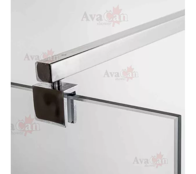 Душевая перегородка AvaCan MC 100/110/120 MT, Цвет стекла: матовое, Цвет профиля: Хром, Выбрать размер: 110, изображение 4