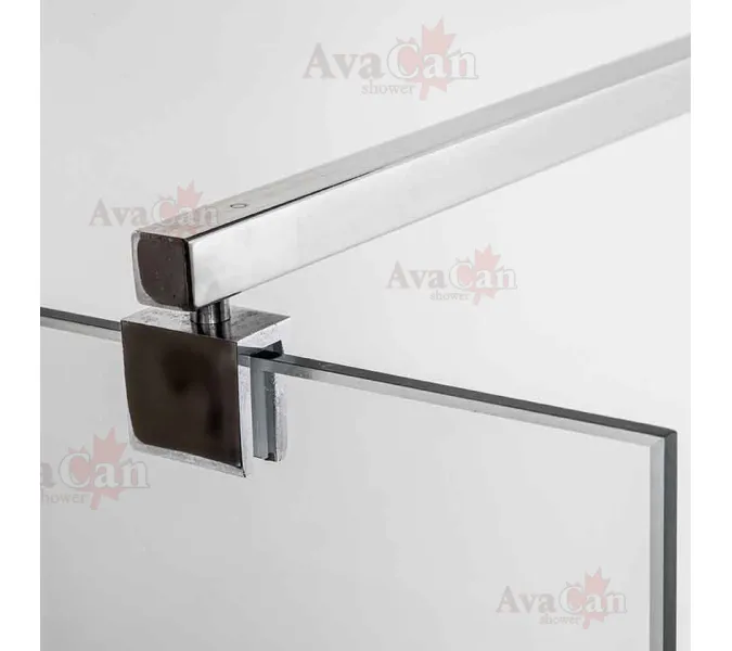 Душевая перегородка AvaCan MC100/110/120, Цвет стекла: прозрачное, Цвет профиля: Хром, Выбрать размер: 120, изображение 9