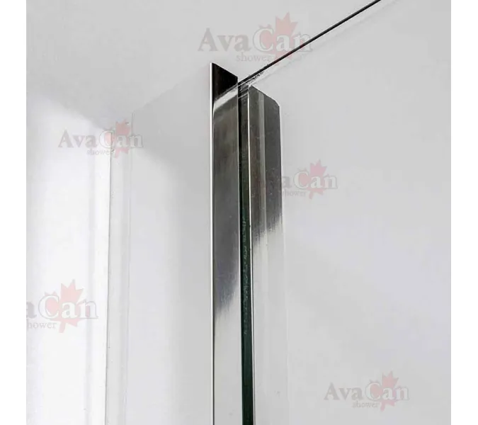 Душевая перегородка AvaCan MC100/110/120, Цвет стекла: прозрачное, Цвет профиля: Хром, Выбрать размер: 120, изображение 6