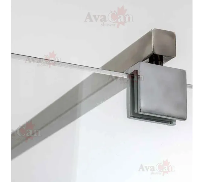 Душевая перегородка AvaCan MC100/110/120, Цвет стекла: прозрачное, Цвет профиля: Хром, Выбрать размер: 120, изображение 7