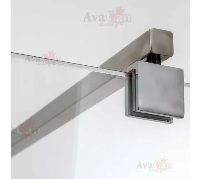 Душевая перегородка AvaCan  LC100/110/120, Цвет стекла: с рисунком, Цвет профиля: Хром, Выбрать размер: 120, изображение 7