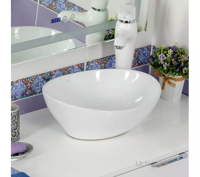 Раковина MELANA MLN-7138, Выбрать цвет: Белая