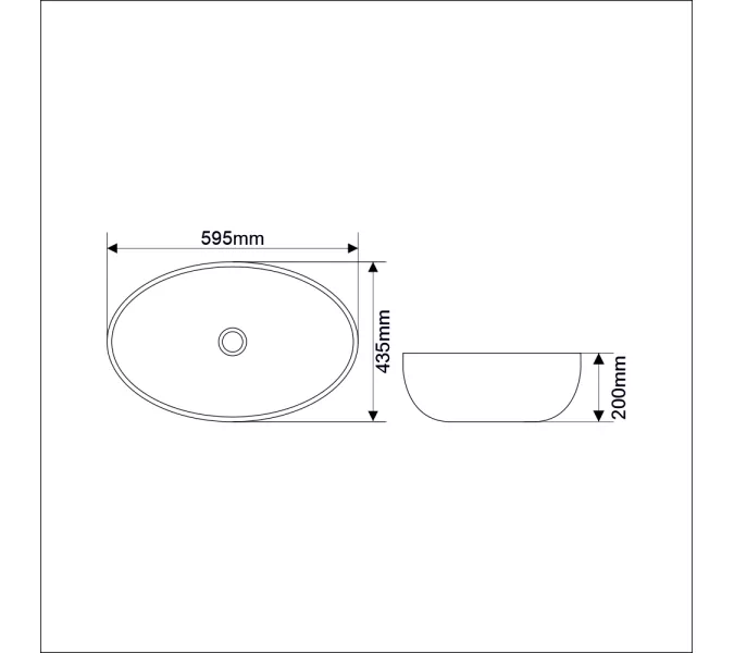 Раковина MELANA MLN-320314, изображение 2