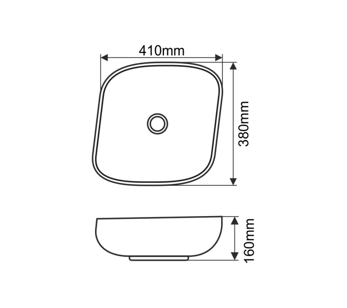 Раковина MELANA MLN-320329, изображение 2