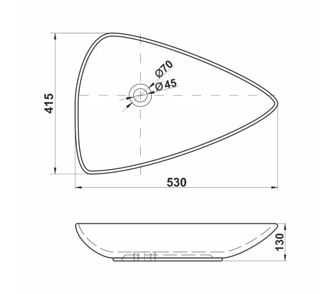 Раковина MELANA MLN-320366, изображение 8
