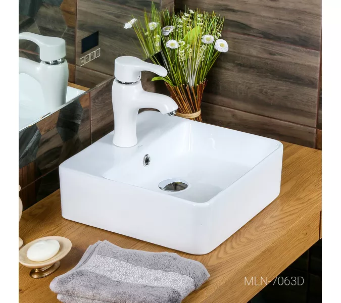 Раковина MELANA MLN-7063D/7063B, Выбрать размер: 38х38х12