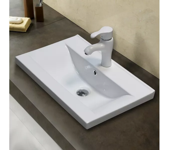 Раковина MELANA MLN-9393-805, Выбрать размер: 61х41