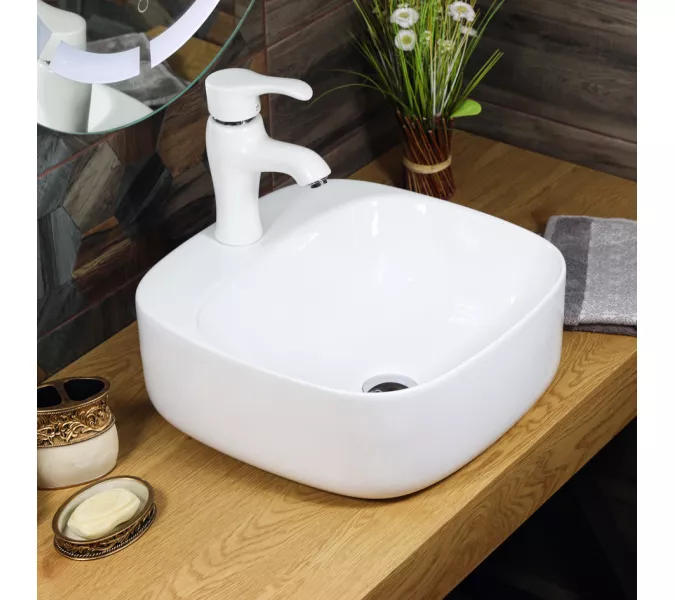 Раковина MELANA MLN-320306, Выбрать размер: 42х42х15