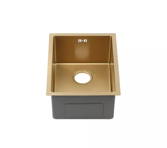 Мойка D5138HG MELANA ProfLine 1,2/220 ЗОЛОТО врезная, Выбрать цвет: Золото, изображение 7