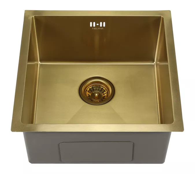 Мойка D4545HG MELANA ProfLine 1,2/220 ЗОЛОТО врезная, Выбрать цвет: Золото
