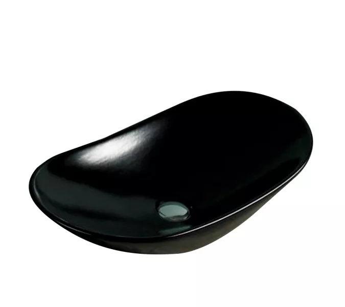 Раковина MELANA MLN-7811AMB (матовая черная), изображение 2