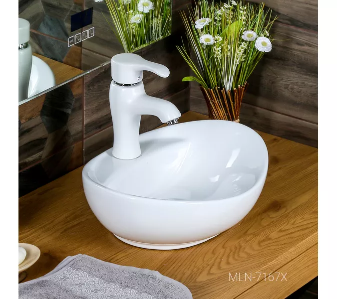 Раковина MELANA MLN-7167X, Выбрать размер: 41х33х14, изображение 2