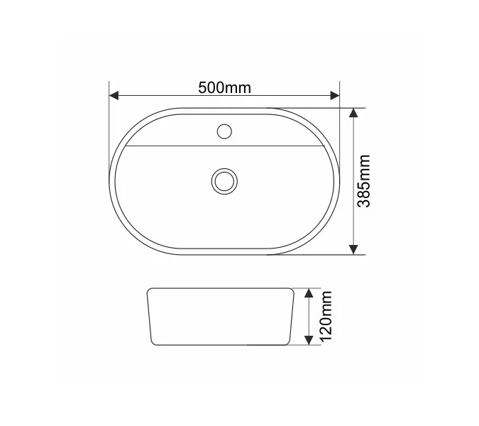 Раковина MELANA MLN-78239, изображение 3
