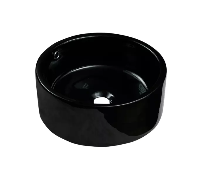 Раковина MELANA MLN-7076b/7078AB (черная), Выбрать цвет: Черная, Выбрать размер: 42х42х17,5, изображение 3