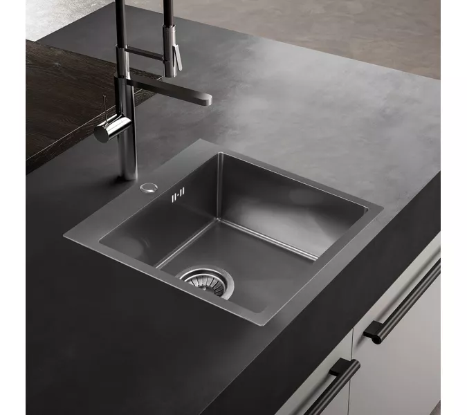 Мойка D5050H MELANA ProfLine 3,0/200 САТИН врезная, Выбрать цвет: Сатин, изображение 4