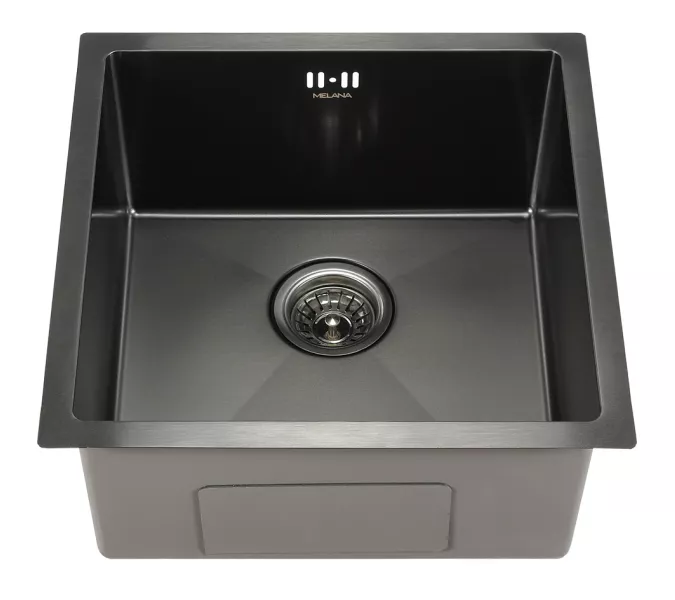 Мойка D4545HB MELANA ProfLine 1,2/220 ГРАФИТ врезная, Выбрать цвет: Графит