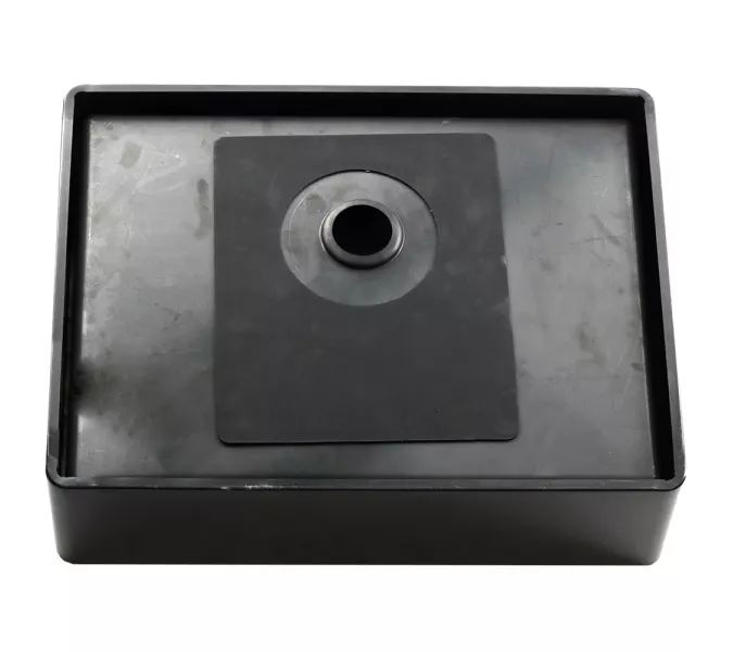 Раковина D4837B Castle MELANA ProfLine 1,2 мм черная накладная, Сифон, донный клапан, Выбрать цвет: Черный, изображение 5