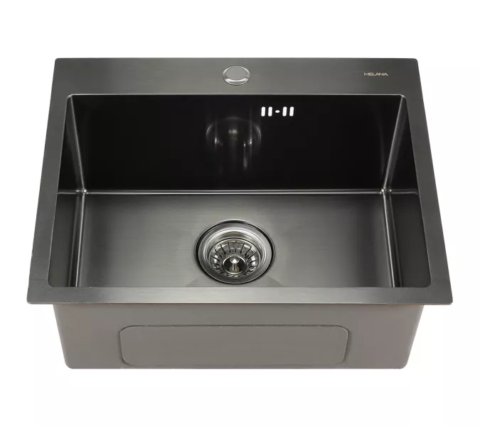 Мойка D5343HB MELANA ProfLine 3,0/220 ГРАФИТ врезная, Выбрать цвет: Графит