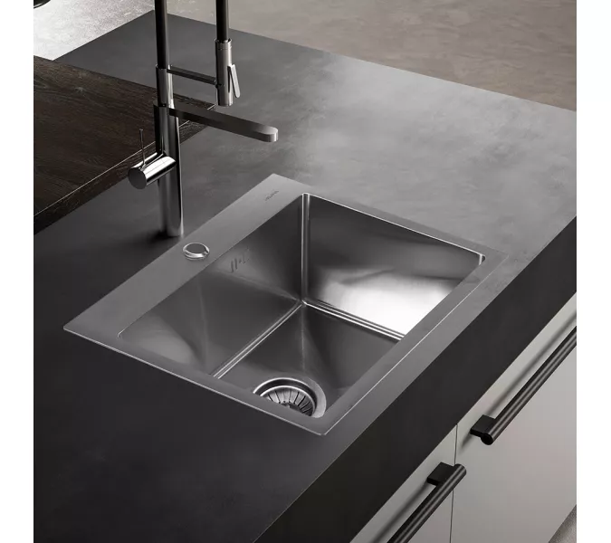 Мойка D5343H MELANA ProfLine 3,0/220 САТИН врезная, Выбрать цвет: Сатин, изображение 2