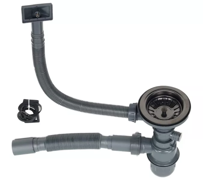 Мойка D5138HB MELANA ProfLine 1,2/220 ГРАФИТ врезная, Выбрать цвет: Графит, изображение 3