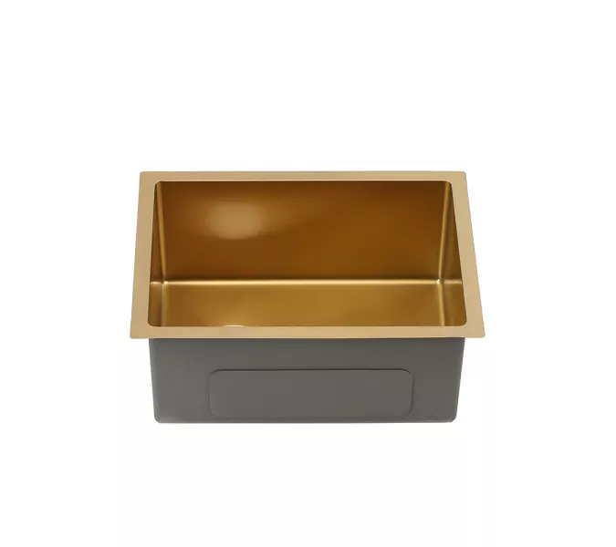 Мойка D5138HG MELANA ProfLine 1,2/220 ЗОЛОТО врезная, Выбрать цвет: Золото, изображение 5