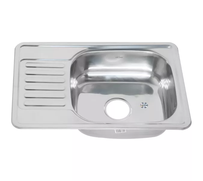 Мойка 6642 U MELANA 0,6/0,8/160 врезная  с сифоном, Внешний вид: толщина 0,6