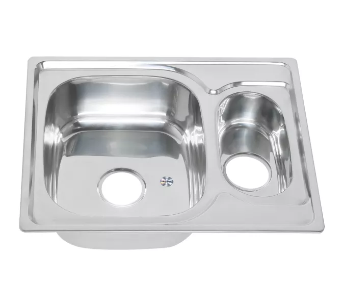 Мойка 6350S MELANA 0,8/180  1,5-я чаша врезная п с сифоном