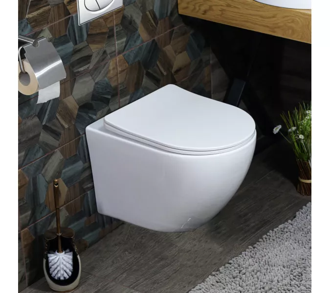 Унитаз подвесной безободковый MELANA MLN-B2342