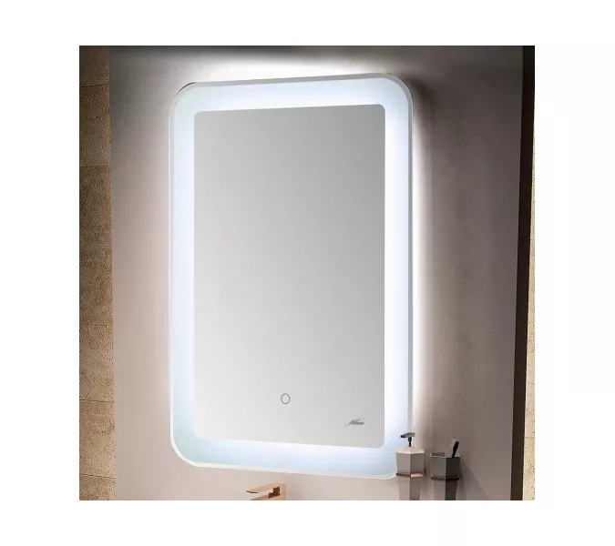 Зеркало с LED-подсветкой MELANA-5070 50х70см, изображение 3