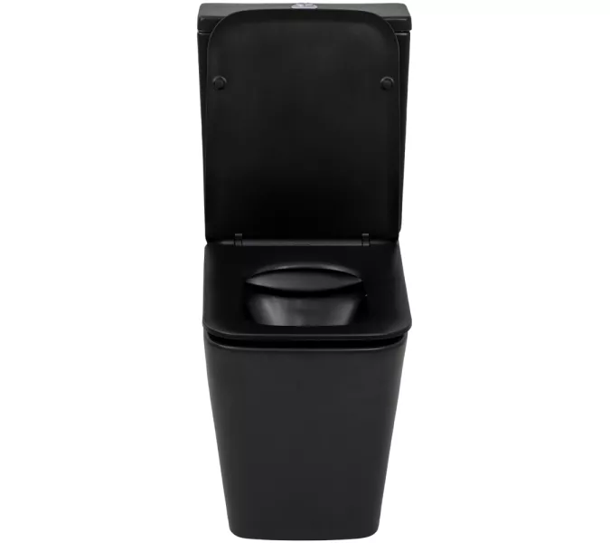 Унитаз-компакт MELANA MLN-310306MB матовый черный, Выбрать цвет: Черный, изображение 4