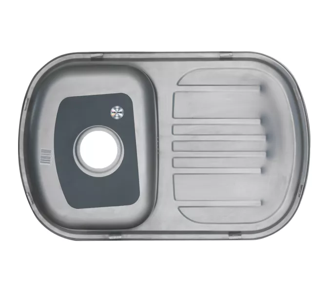 Мойка 7749 U MELANA 0.8/180  врезная   с сифоном, изображение 3