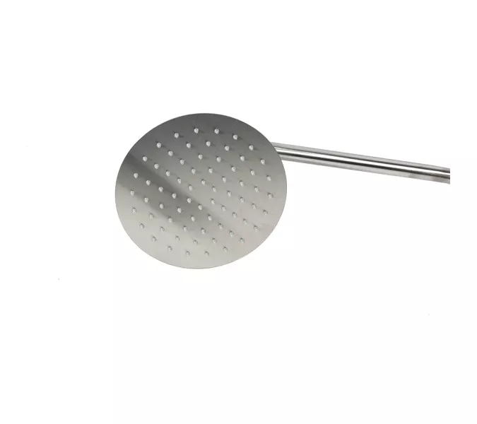 Душевая система MELANA-610107 Tondo нерж.сталь, с тропическим душем, лейкой и смесителем, Выбрать цвет: Хром, изображение 10