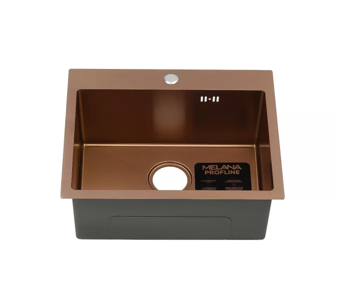 Мойка D5343HC MELANA ProfLine 3,0/220 БРОНЗА врезная, Выбрать цвет: Бронза, изображение 3