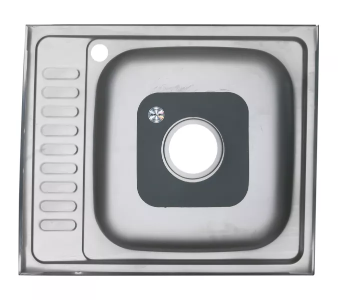 Мойка 6050 L/R MELANA 0,4/0,6/0,8/160 накладная, Внешний вид: толщина 0,4, Ориентация: левая, изображение 2