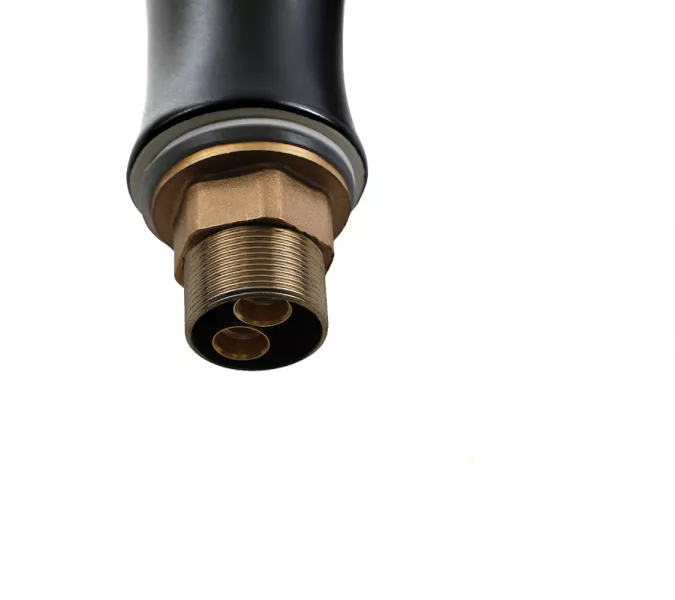 Смеситель д/ум MLN-F-002CBK-M керамический, однорычажный, черный матовый, Выбрать цвет: Черный матовый, изображение 3