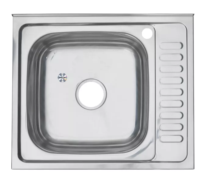 Мойка 6050 L/R MELANA 0,4/0,6/0,8/160 накладная, Внешний вид: толщина 0,4, Ориентация: левая